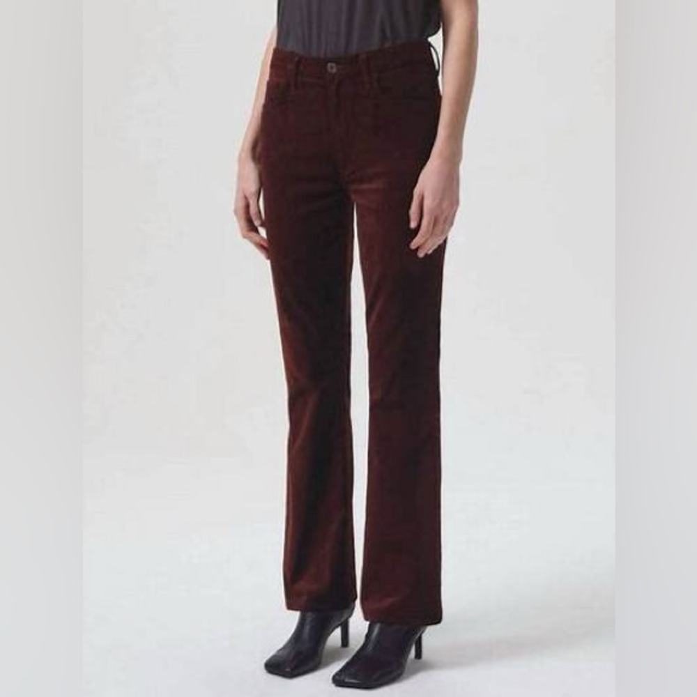 Agolde Nico Bootcut Hi Rise Velvet Jeans